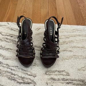 Lauren Platform Chocolate Brown Heel